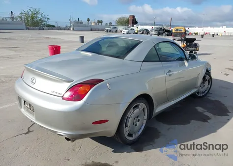 2003 Lexus Sc 430 z USA, uszkodzony, nr VIN JTHFN48Y630042639